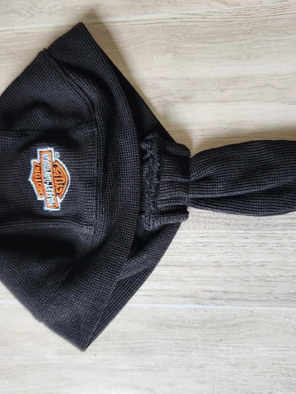 Harley Davidson Infant 12M Waffle Knit Durag Skull Cap